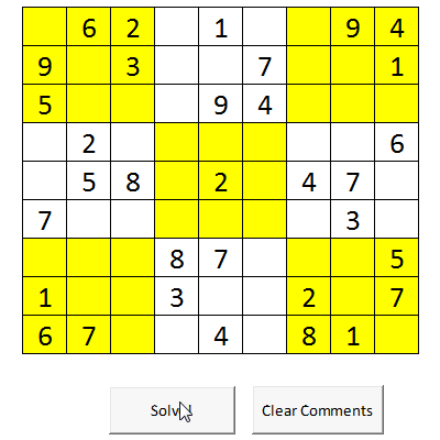 cave puzzle excel game